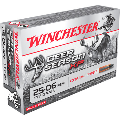 Winchester Ammunition DEER SEASON XP 25-06 Remington 117 Grain Ballistic Tip - 20 Round Box