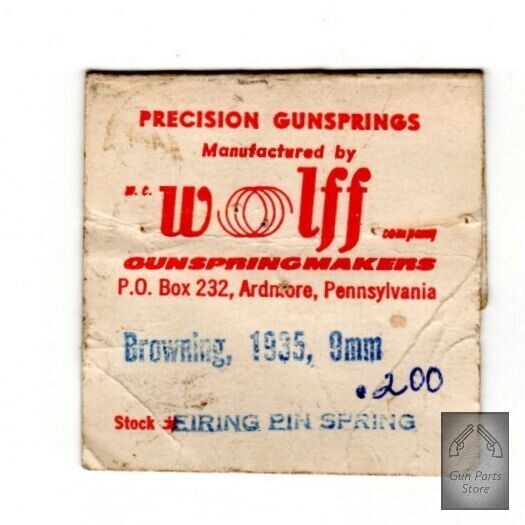 WOLFF XP Firing Pin Spring for BROWNING 1935 – 9mm – Extra Power