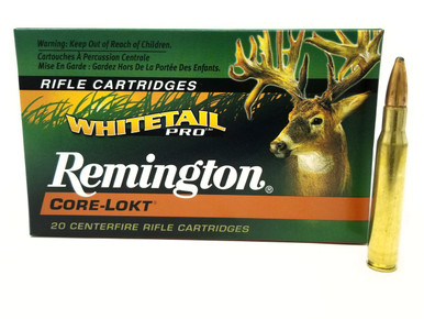 Remington 30-06 Ammunition Whitetail Pro WP30062 150 Grain Core-Lokt Pointed Soft Point 20 Rounds