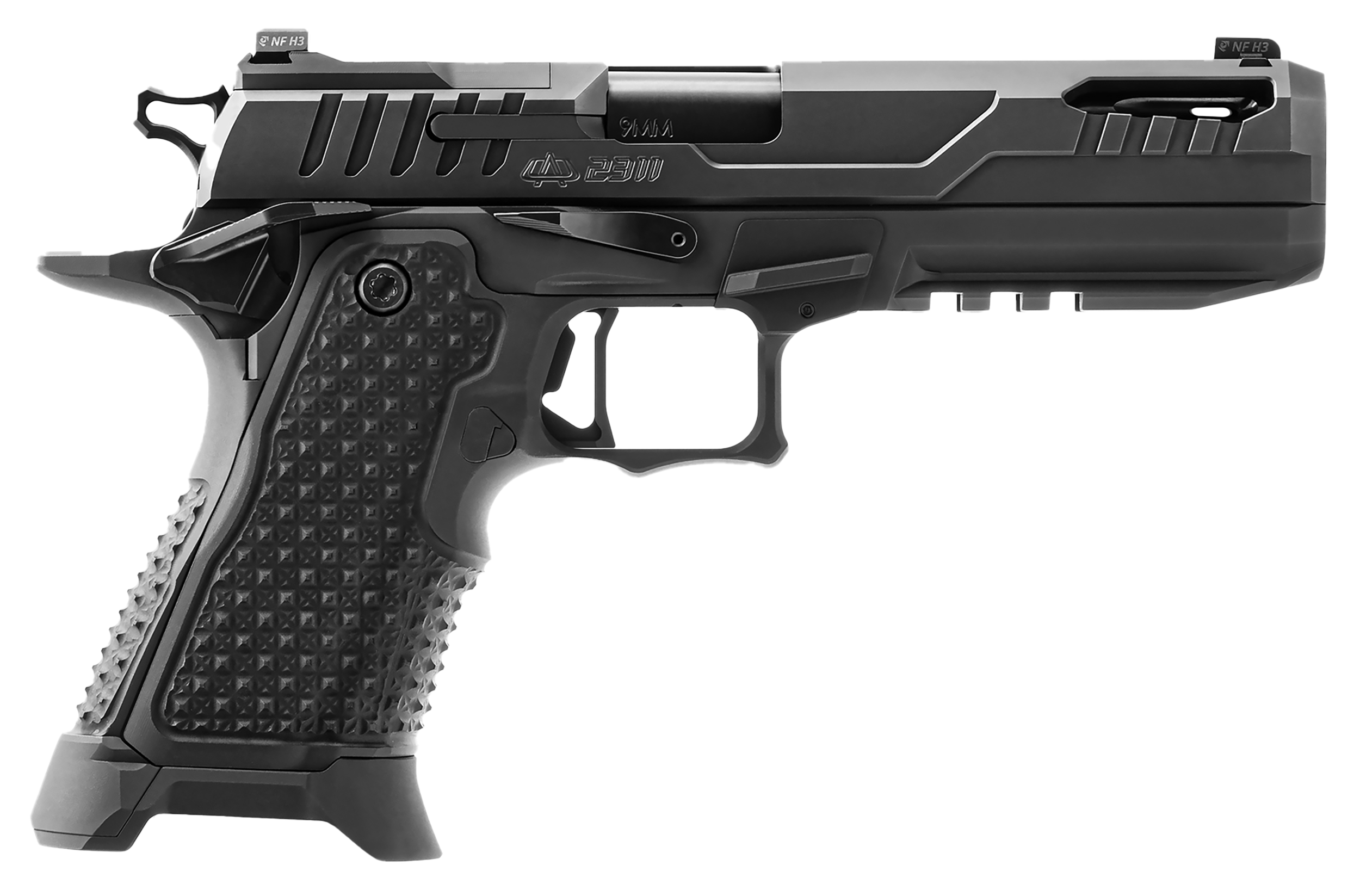 OA DEFENSE 2311 Pro Elite w/Kit Optic Ready Pistol OA2311FPROELTBLKPRT21, 9mm Luger, 5in, Black Grips, Black Finish, 17 Rds