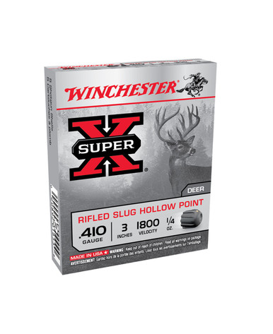 Winchester Super-X X413RS5 410 Bore 3" 1/4 oz Rifled Slug 1800fps 5 rounds