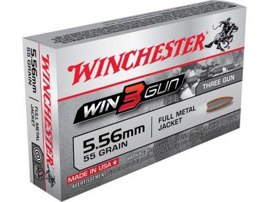 Winchester 5.56x45mm NATO Win3Gun X556TG 55gr FMJ 20 rounds