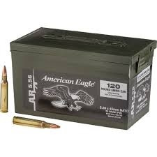 Federal 5.56 x 45mm NATO XM193 Ammo Can 120 rounds