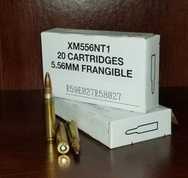 Federal 5.56x45mm Ammunition XM556NT1 50 Grain Non-Toxic Frangible Soft Point 20 Rounds