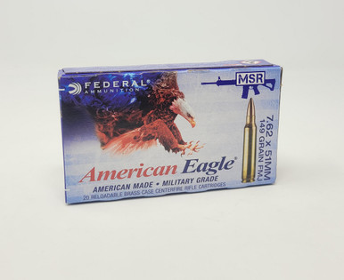 Federal 7.62 NATO XM80CL 149 Grain FMJ 20 rounds