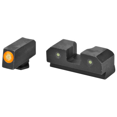 XS Sights R3D Night Sights for the Glock 42/43/43X/48 - Orange Front Dot