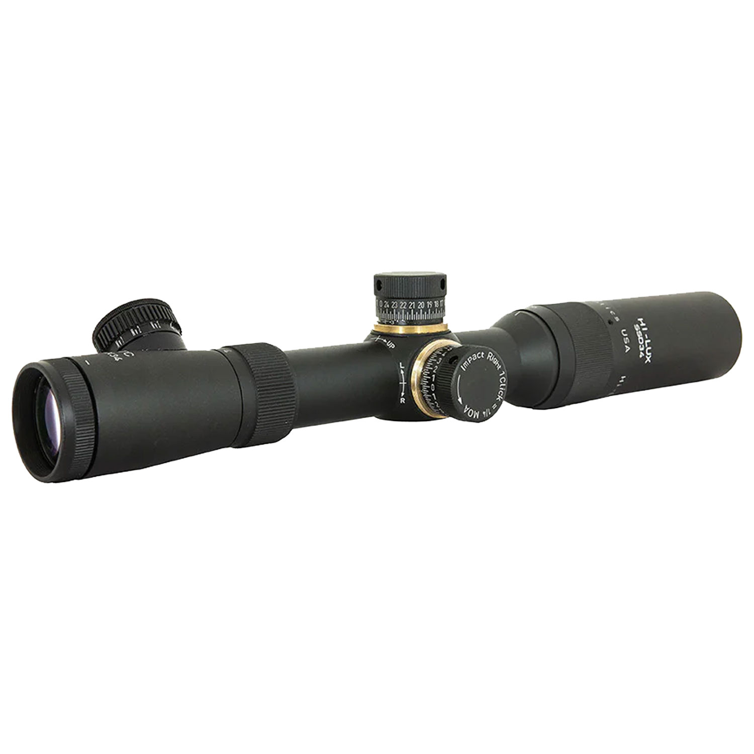 Hi-Lux XTC1-4x34 Service Rifle Competition Rifle Scope, Brass Turret