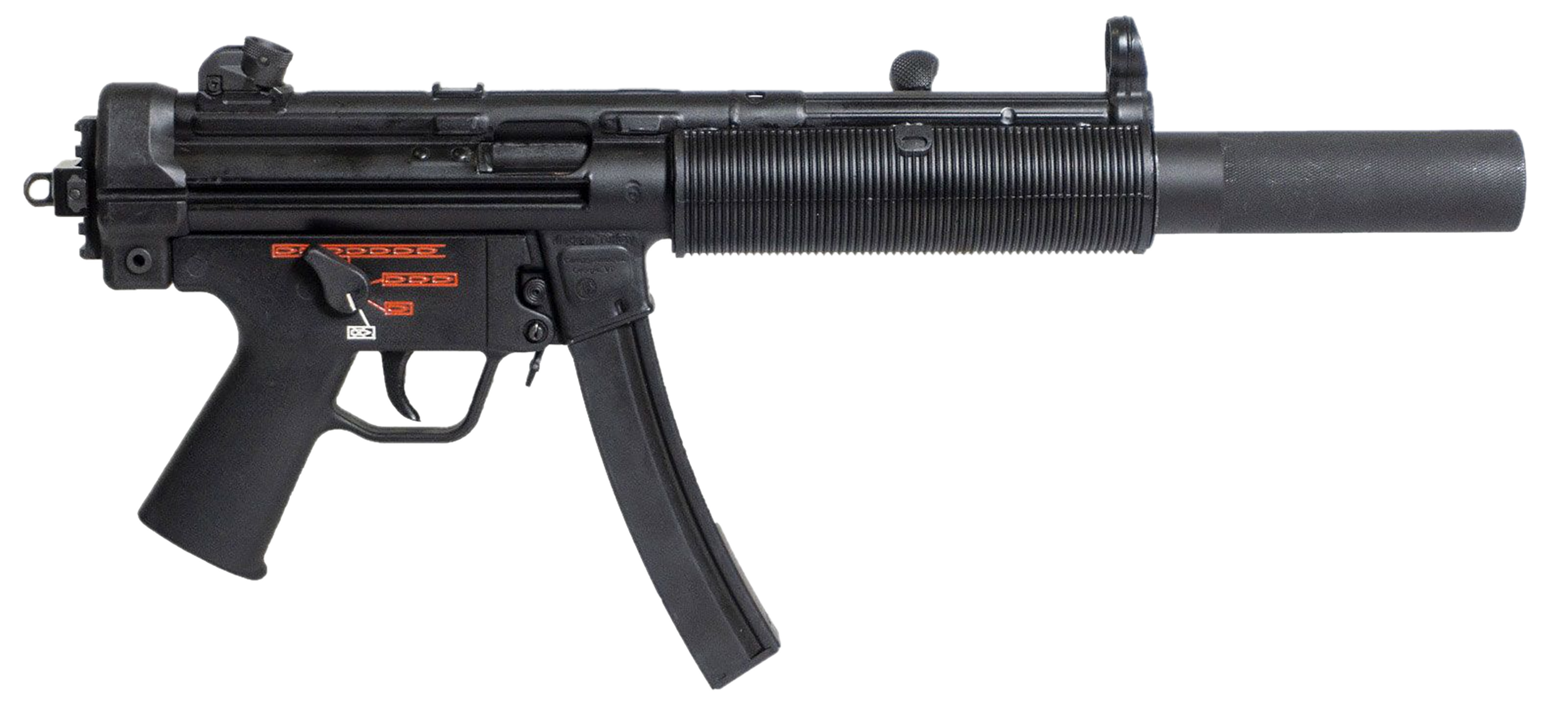 Century Arms AP5 Semi-Auto Pistol HG7886N, 9mm, 5.75", Black Finish, Faux Suppressor, w/Sling, 30 Rds