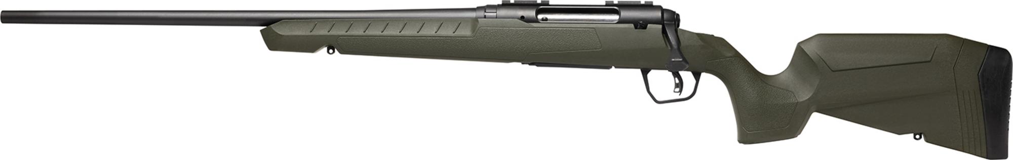 Savage Arms Axis 2 Bolt Action Rifle 32075, 7mm-08 Rem, 22", Left Hand, Green Fixed Stock, 4 Rds