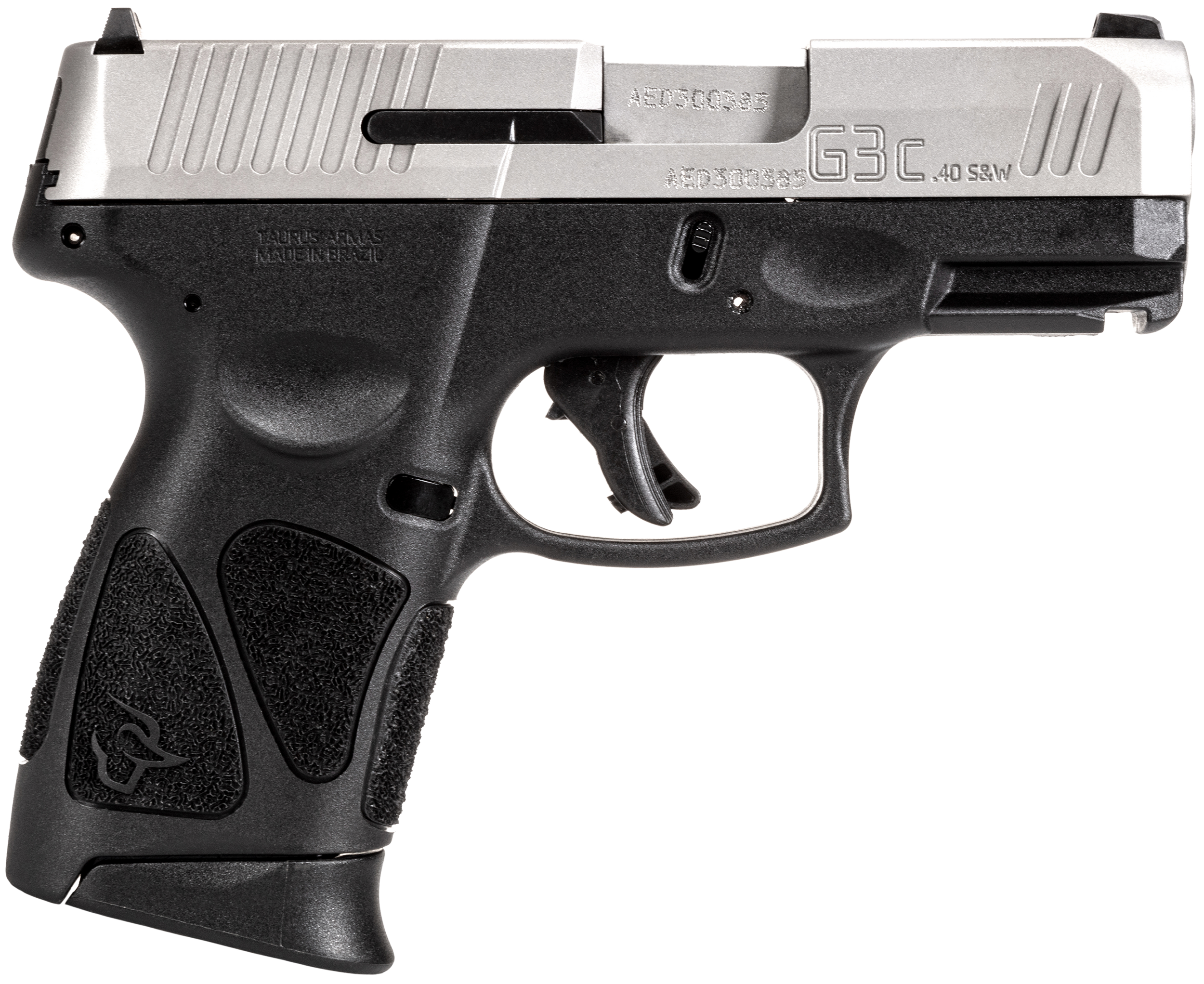Taurus G3C Pistol 1-G3C4039, 40 S&W, 3.26in, Black Polymer Grips, Black Finish, 10 Rds