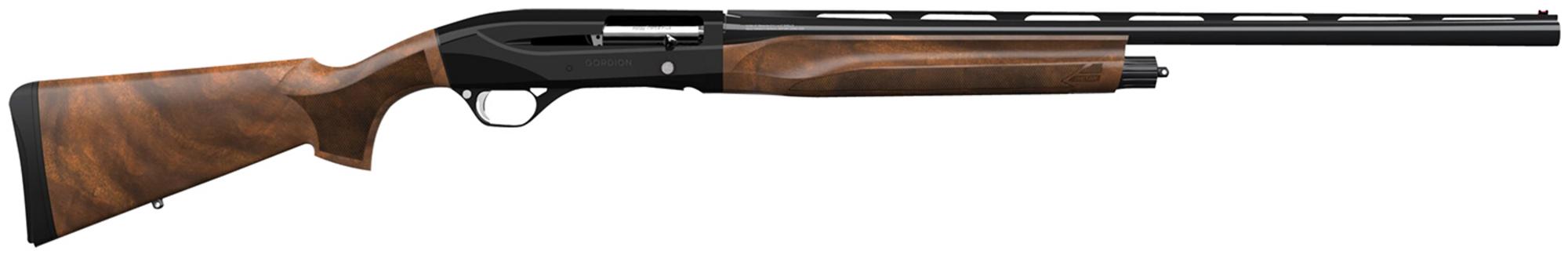Retay USA Gordion Compact Shotgun COMGOR20PLBLK26, 20 Gauge, 26", 3" Chmbr, Matte Black Vent Rib Barrel, Matte Black Anodized Aluminum Receiver, Adj LOP Turkish Walnut Stock