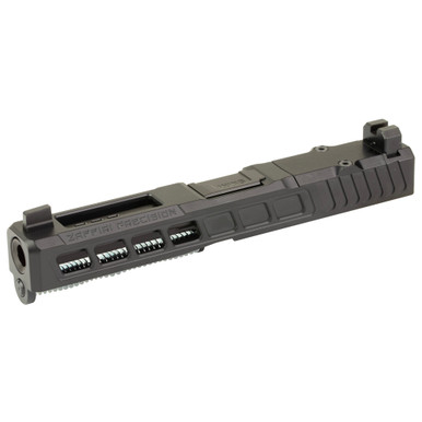 Zaffiri Precision ZPS.3 Glock 17 Gen 3 Complete Slide Ported Barrel Black - CU-G17G3-ZPS3-RMR-BLK-TP-BN-BLNK