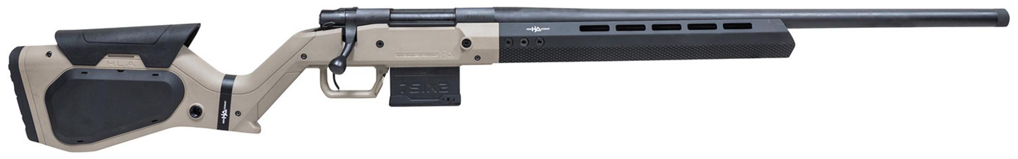 Howa M1500 Hera Bolt Action Rifle HHERA308HBTAN, 308 Win, 24" Threaded, Hera H7 Chassis Stock, 5 Rds