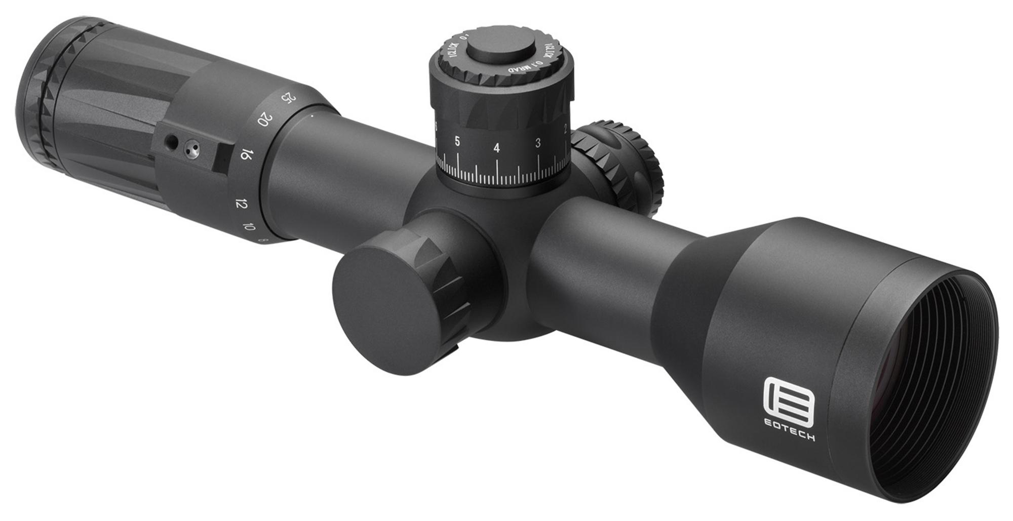 Eotech Vudu Rifle Scope VDU525FFTR5, 5-25x, 50mm Obj, Black, Illuminated Horus TREMOR5 Reticle