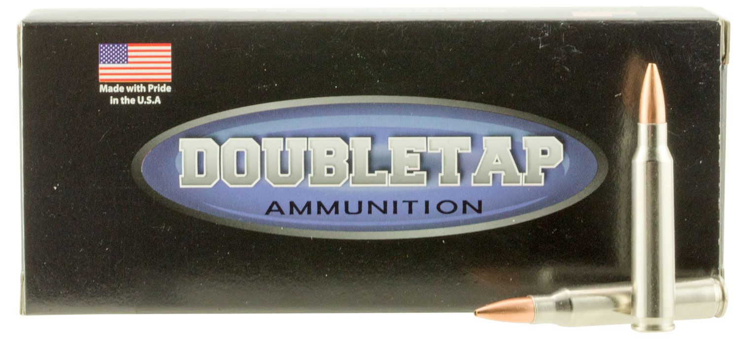 DoubleTap Ammunition Longrange Rifle Rifle Ammunition 223R77HP, 223 Rem, Hollow Point Boat Tail, 77GR, 2855fps, 20 Rd/bx