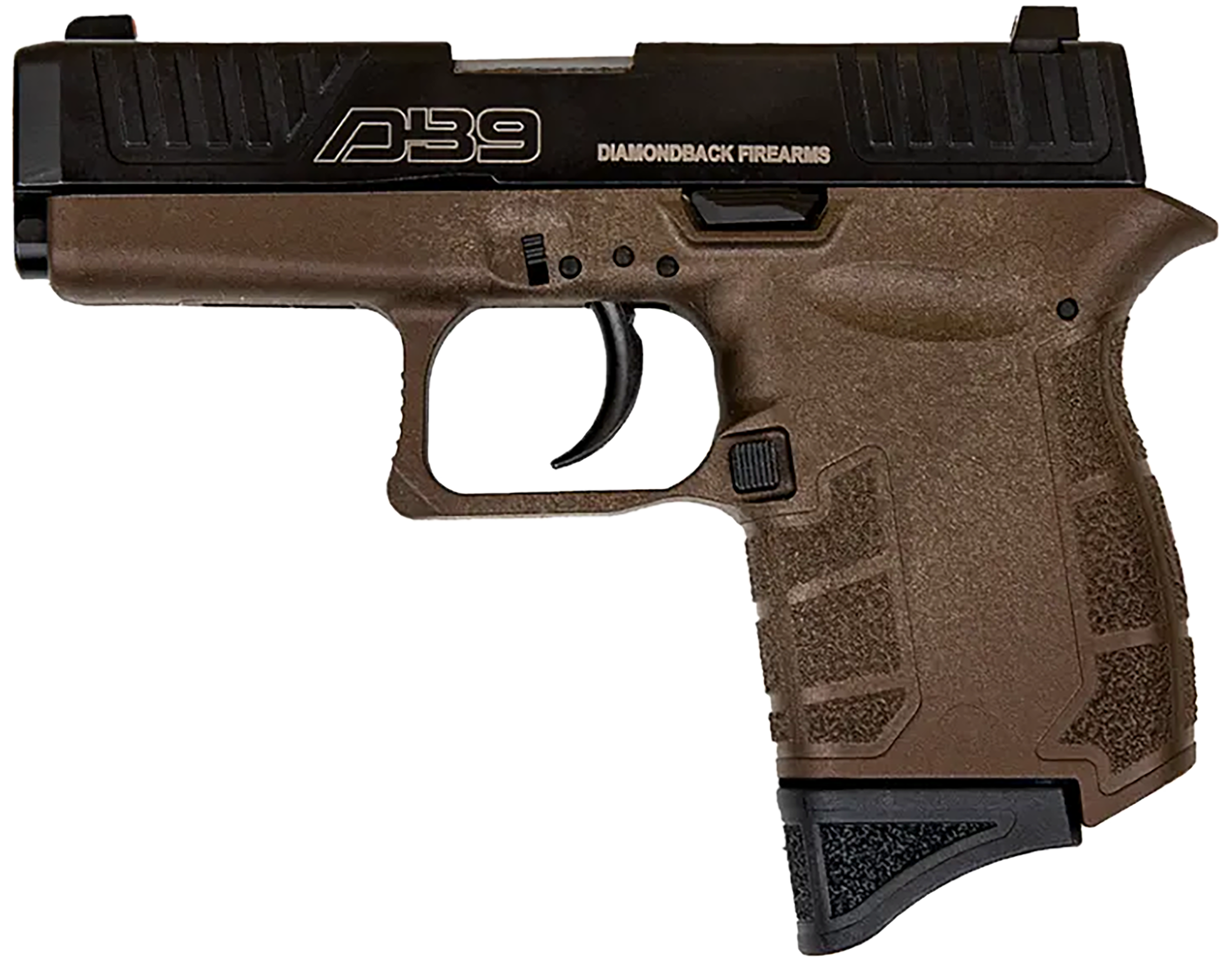 Diamondback DB9 Gen4 Pistol DB0200P071, 9mm Luger, 3.10in, Midnight Bronze Polymer Frame & Grips, Midnight Bronze Finish, 6 Rds