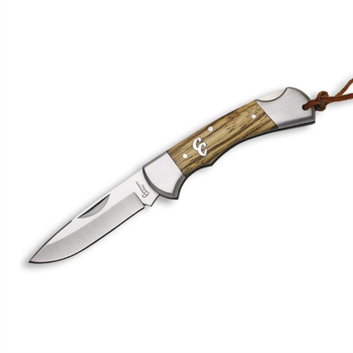ABKT Cattleman Lockback Sagebrush Folding Knife 3" Drop Point Blade Zebra Wood CC0092ZW