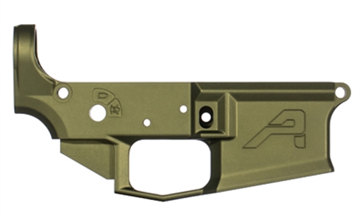 Aero Precision M4E1, Semi-automatic, Stripped Lower Receiver, 223 Remington/556NATO, Anodized Finish, Olive Drab Green APAR600501C