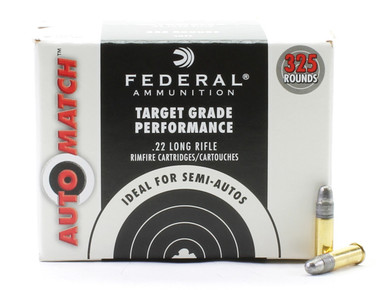 Federal 22LR Auto Match AM22 40g LRN 325 rounds