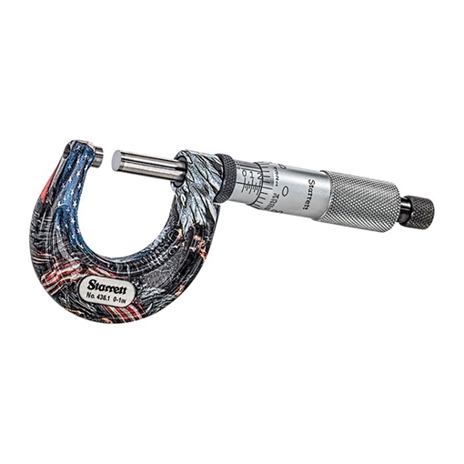 Starrett 0-1'', AMERICAN PRIDE OUTSIDE MICROMETER APT436.1XRL-1