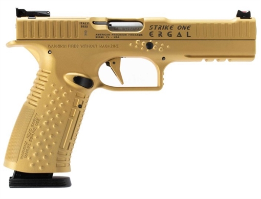 AMERICAN PRECISION FIREARMS STRIKE 1 ERGAL 9MM GOLD 10 AFS1E-9-GD-10-OR