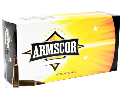 Armscor 22-250 Rem. Rifle Ammo - 55 Grain Varmint 200rd Case (10 Boxes) FAC2225055RVG-TC