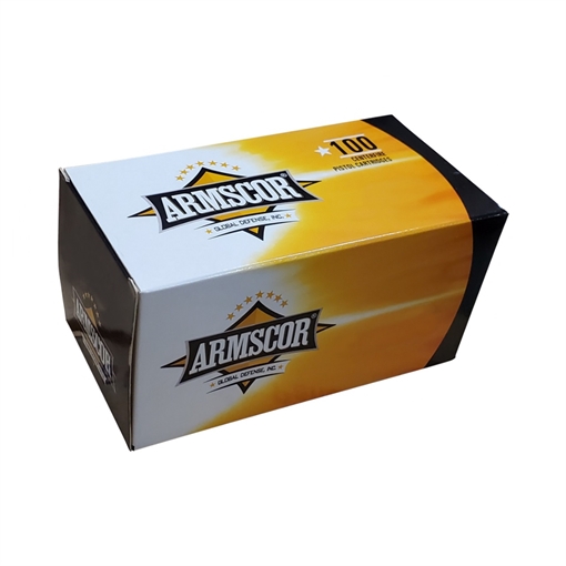 Armscor 9mm Value Pack Pistol Ammo - 124 Grain | Full Metal Jacket | 1200rd Case (12 Boxes) 50445