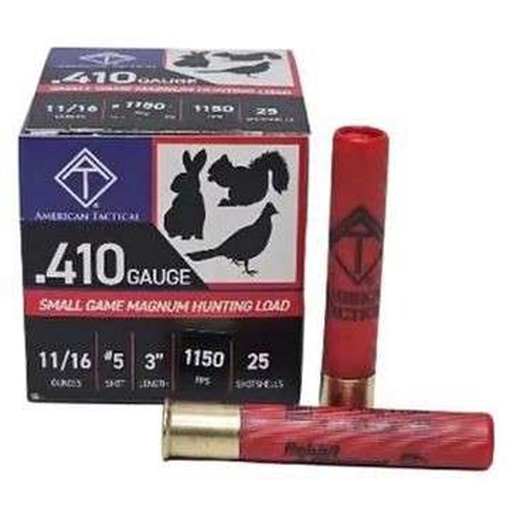 ATI ATI Hunting Shotgun Ammo 410 ga. 5 Shot 11/16 Oz. 25 rds ATIAC41035