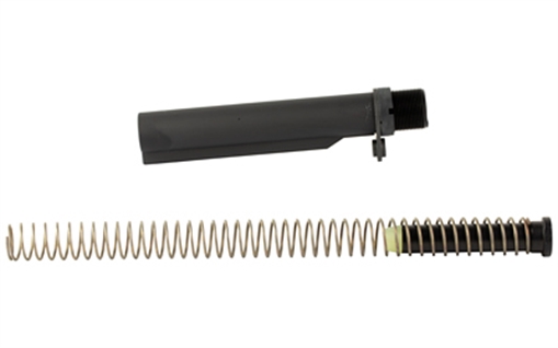 Bravo Company Bravo Company, BCM MK2 Recoil Mitigation System, Mod 1, 8 Position Buffer Tube Complete Assembly, Matte Finish, Black, Includes T2 Buffer, M16A4 Rifle Action Spring, MK2 Receiver Extension, QD End Plate, Castle nut, Fits AR Rifles BCM-MK2RMS-