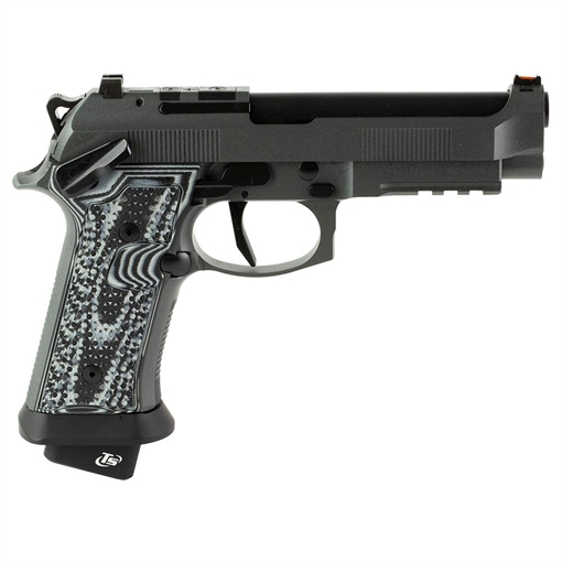 Beretta 92XI Squalo, Semi-automatic, Single Action Only, Full Size Pistol, 9MM, 4.7" Barrel, Cerakote Finish, Black, Optics Ready, Ambidextrous Safety, Fiber Optic Front Sight, Flared Magwell, 22 Rounds, 3 Magazines J92XFMSA21LCO