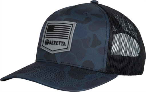 BERETTA CAP PM TRUCKER R 112 RUBBER PATCH BLUE DUCK CAMO BC043T1675085Z