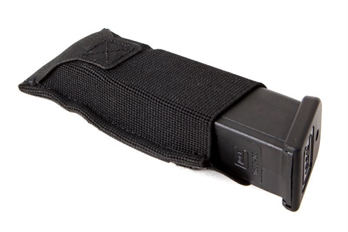 Blue Force Gear Belt Mounted Ten-Speed Single Pistol Magazine Pouch, Adjustable Belt Loop, Black BT-TSP-PISTOL-1-BK