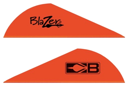 BOHNING BLAZER VANES 2" SOLID NEON RED 100PK 10832NR2