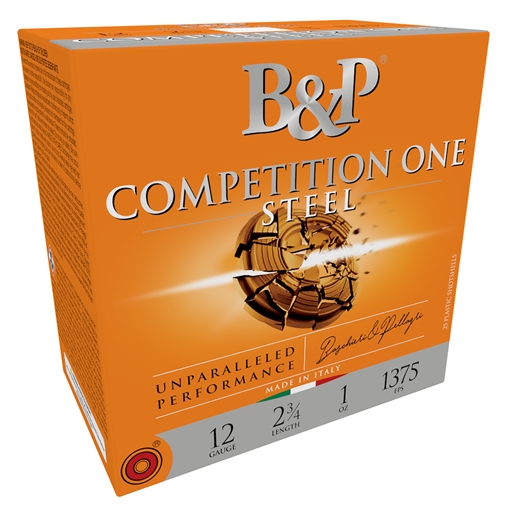 B&p Ammunition Competition One 12Gauge 2.75" 1oz 7.5Shot 25 Per Box/10 Case 12B1GCP7