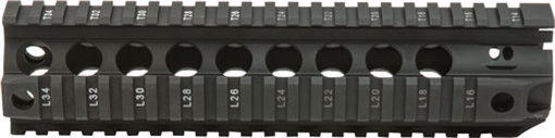 Bravo Company Quad Rail, Picatinny Rail, Fits AR Rifles, 9", Black BCM-QRF-9-556-BLK