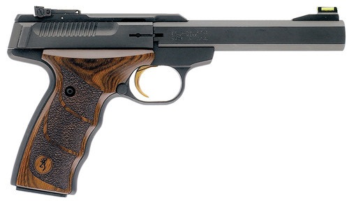 Browning Buck Mark Plus *CA Compliant* .22 LR, 5.5" Barrel, UDX Synthetic Walnut Grip,Black Finish, 10rd