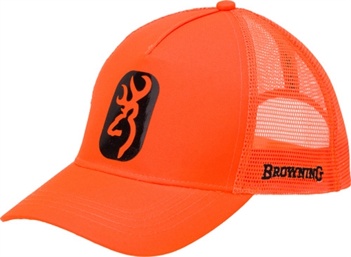 BROWNING CAP CENTERFIRE BLAZE ORANGE W/BUCKMARK PATCH ADJ 308055011
