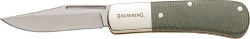 BROWNING KNIFE FOLDING STEAM BANK 2.5" BLADE OLIVE NAILNIC! 3220475