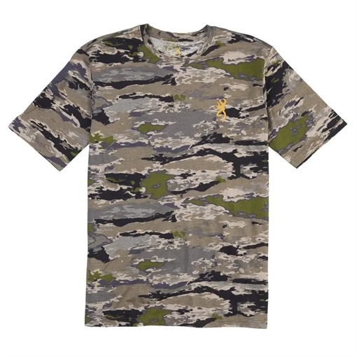 Browning Wasatch Short Sleeve T-Shirt Ovix Camo S 3017813401