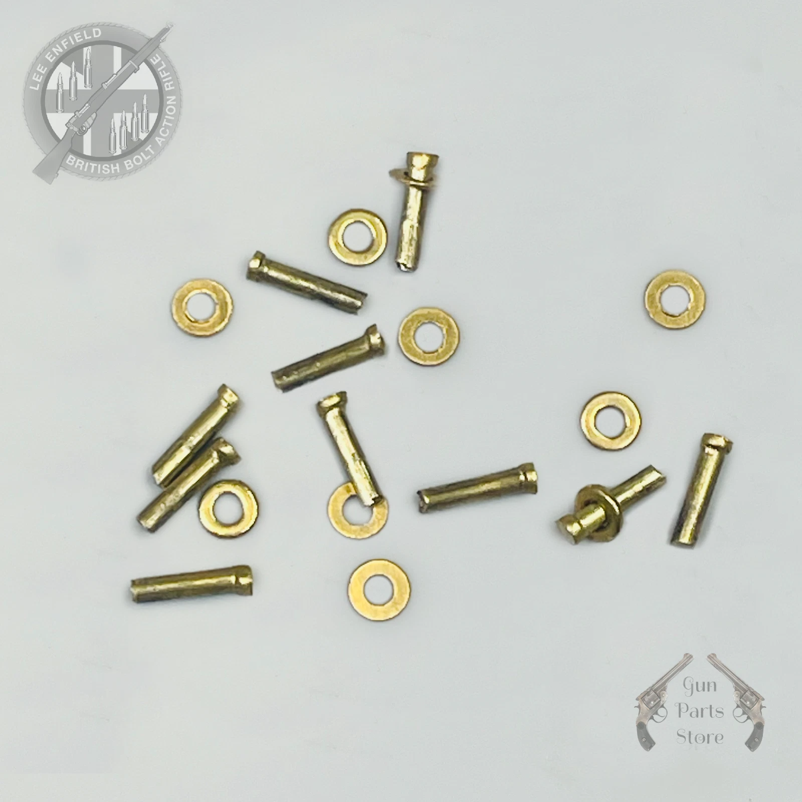 Rivets and Burrs for Handguard Clip (10) – LEE ENFIELD No1 MkIII, 2A1, SMLE