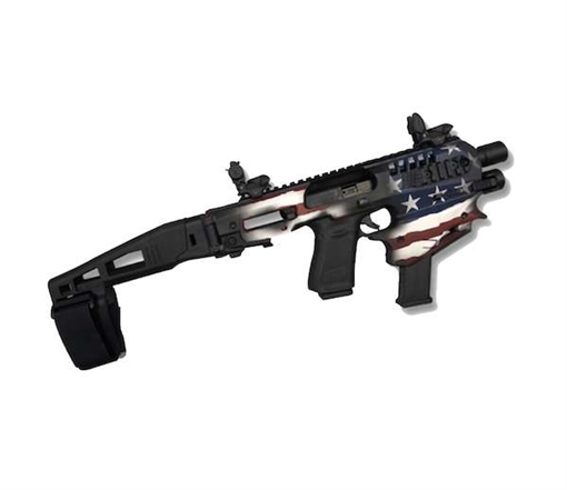 CAA MICRO CONVERSION KIT GLOCK 171919X22233132G45 RED/WHITE/BLUE LONG STABILZER CAAMCKUSA