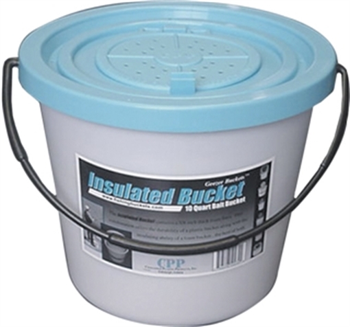 CHALLENGE PLASTICS 10 QT INSULATED BAIT BUCKET 50234