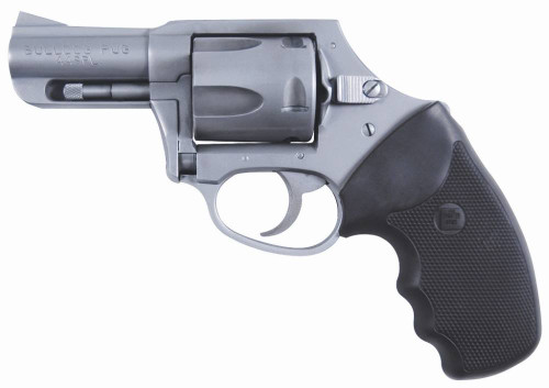 Charter Arms Bulldog 44 Special, 2.5" Barrel, Stainless Steel, Black Rubber Grip, 5rd