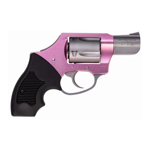 Charter The Pink Lady 38 Special, 2" Barrel, Pink Frame, Black Rubber Grip, 5rd