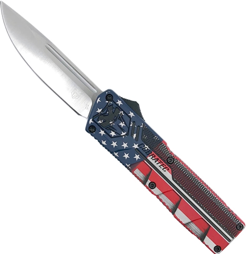 COBRATEC LIGHTWEIGHT OTF AMERICAN FLAG CRKTE 3.25" DPNT AFCCTLWDNS