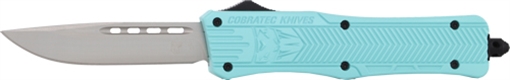 COBRATEC MEDIUM CTK1 OTF MINT BLUE 3" DROP POINT MTBCTK1MDNS