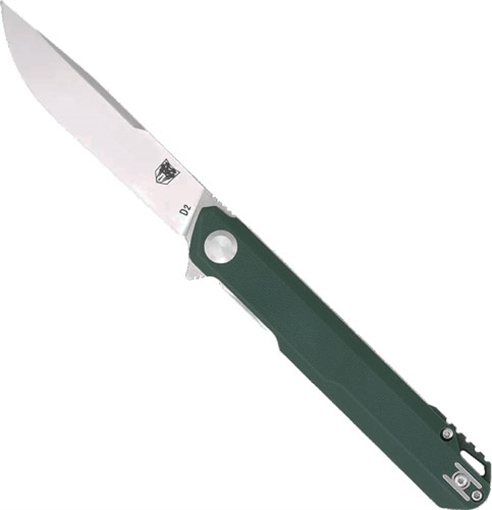 COBRATEC MONARCH 3.5" FOLDER GREEN D2 STEEL W/CLIP CTMONGRN