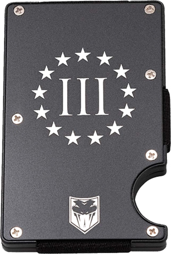COBRATEC RFID 3 PERCENT ALUMINUM WALLET W/MONEY CLIP RFID3P