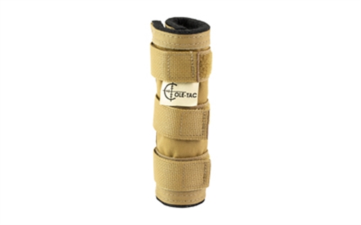 Cole-TAC Metal Python, Suppressor Cover, 6", Coyote Brown, Fits 1-2" Suppressors MP102
