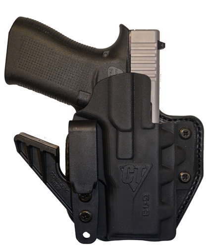 CompTac eV2 Max Hybrid Appendix IWB Holster - Glock - 43 - RIGHT - Black C852GL069RBKN